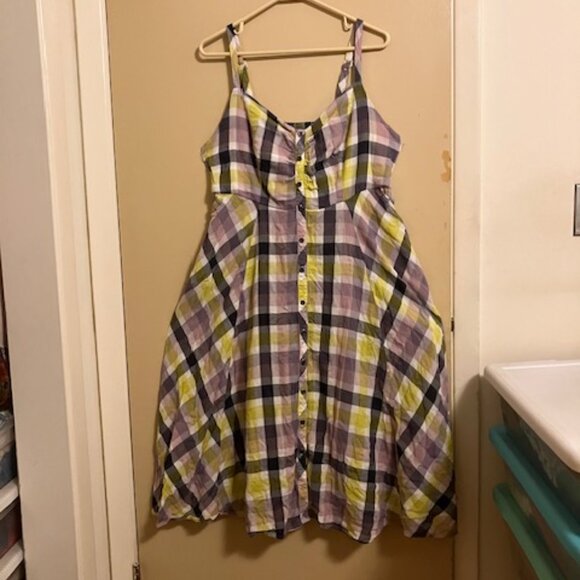 Torrid Cute Summer Gingham Dress - Picture 1 of 7